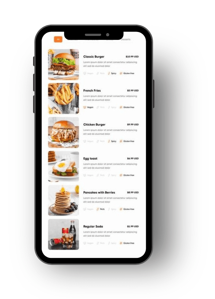 Diseño Menú QR Argentina