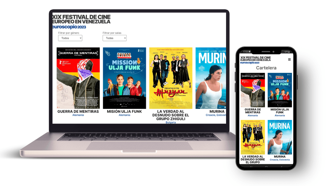 Diseño web Festival de Cine