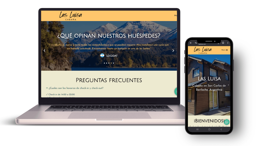 Diseño web Alojamiento turístico