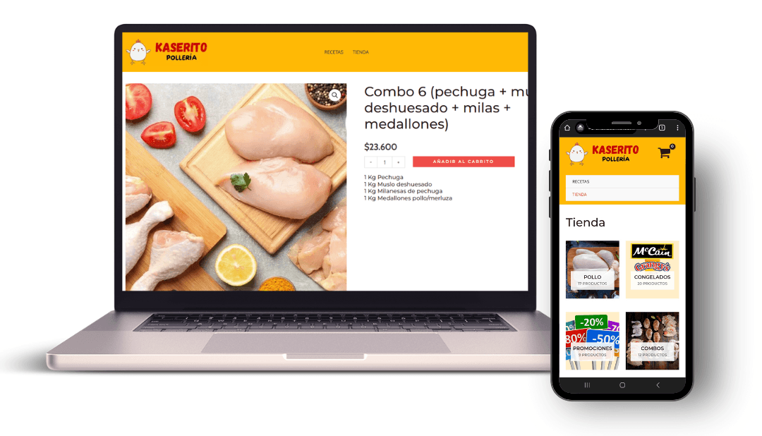 Diseño Tienda de Pedidos Argentina